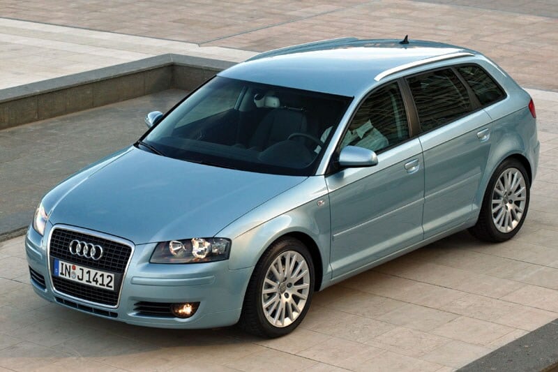 Afmetingen Audi A3 (2003-2013)