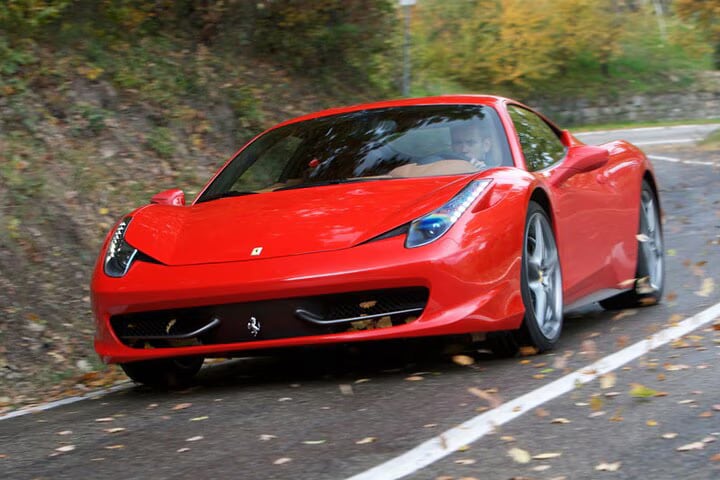 Afbeelding van een Ferrari 458