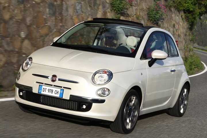 Afbeelding van een Fiat 500C