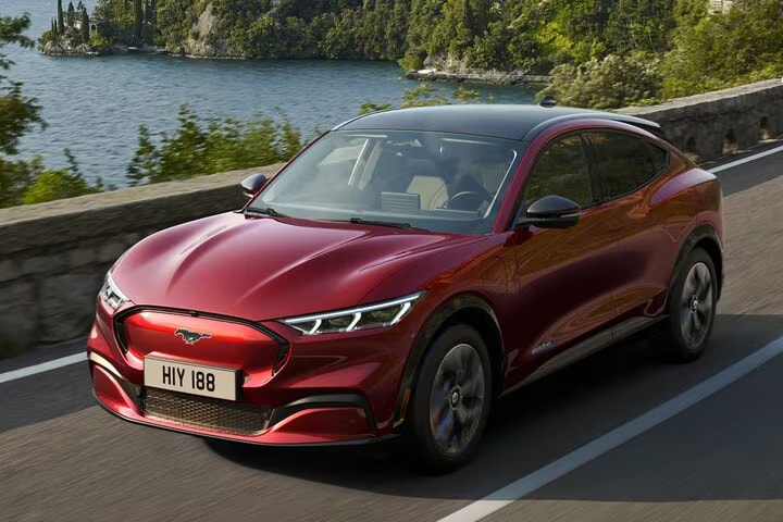 Afbeelding van een Ford Mustang Mach-E