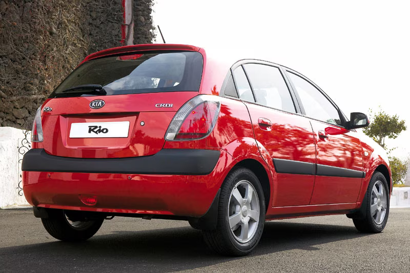 Afmetingen Kia Rio (2005-2011)