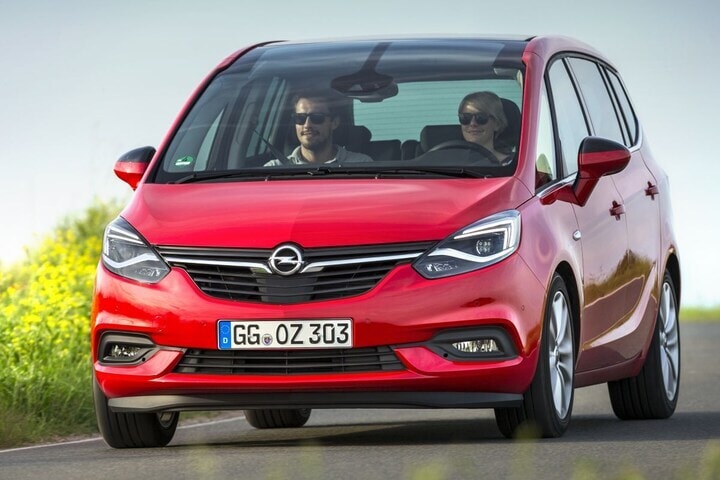 Afbeelding van een Opel Zafira
