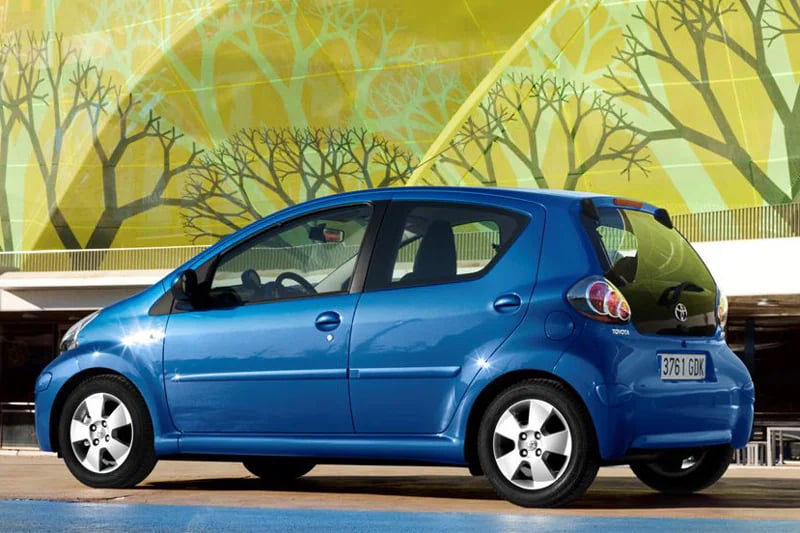 Afmetingen Toyota Aygo (2009-2012)