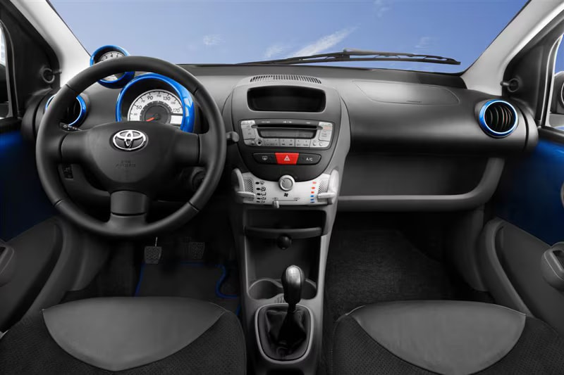 Afmetingen Toyota Aygo (2012-2014)
