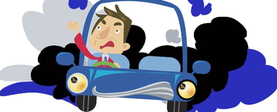 Rook uit de uitlaat: wat betekenen witte, blauwe en zwarte rook?