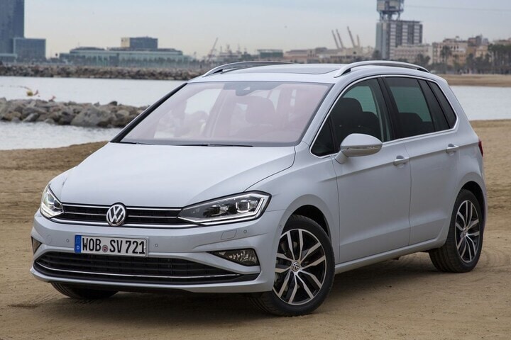 Afbeelding van een Volkswagen Golf Sportsvan